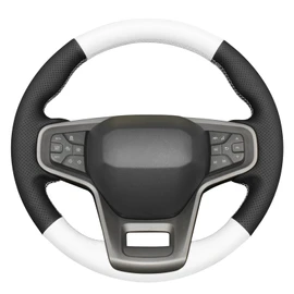 MEWANT Ford Bronco DIY Stitching Car Steering Wheel Wrap Cover for Ford Bronco 2022 2023 2024 Steering Wheel Protector Steering Wheel Accessories