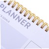 Gadpiparty Undated Desktop Planning Pad with Thick Backing and Double