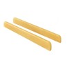 Set of 2 Classic Guitar Cow Bone Unbleached Shaped Saddles