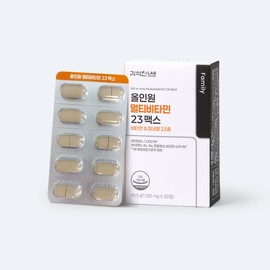 Seokjin Kim Lab All-in-One Multivitamin 23 Max (30 tablets) 1 box / 김석진랩 올인원 멀티비타민 23 맥스 (30정) 1박스