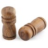 Acacia Wood Salt & Pepper Shakers 4 inch Tall