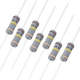 uxcell 50Pcs 100K Ohm Resistor, 2W 5% Tolerance Carbon Film Resistors, 4 Bands for DIY Electronic Projects and Experiments