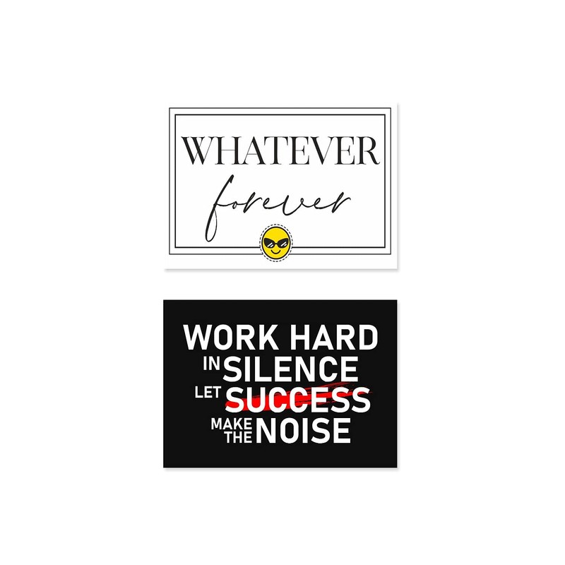PAPER PLANE DESIGN Quote and Motivational Poster Set of 10