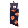 Men's Basketball Woven Crew Novelty Socks