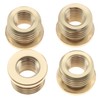 FDXGYH 2 Pcs Male 1/8 IP (3/8") to Femle 1/4-27