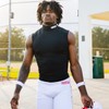 Battle Sports PRO Compression Sleeveless Mock Neck, 4 Way Stretch,