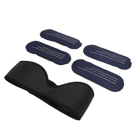 Vbestlife Paquete de Hielo Facial, 4 Paquetes de Hielo Reutilizables, Material de Poliéster de Primera Calidad, Paquete de Hielo para Muelas del Juicio, Envoltura para la Cabeza para
