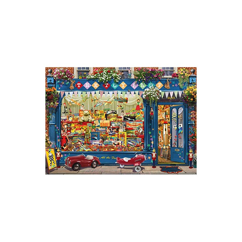 Schmidt Spiele 59606 Garry Walton, Spielzeugladen, 1000 Teile Puzzle, Bunt