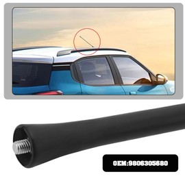 YINETTECH 1 x M5 Roof Antenna Replacement Part 9806305680 Compatible with Citroen C3 III 2016-2024 Compatible with Peugeot 208 I 2012-2022 (280 mm)