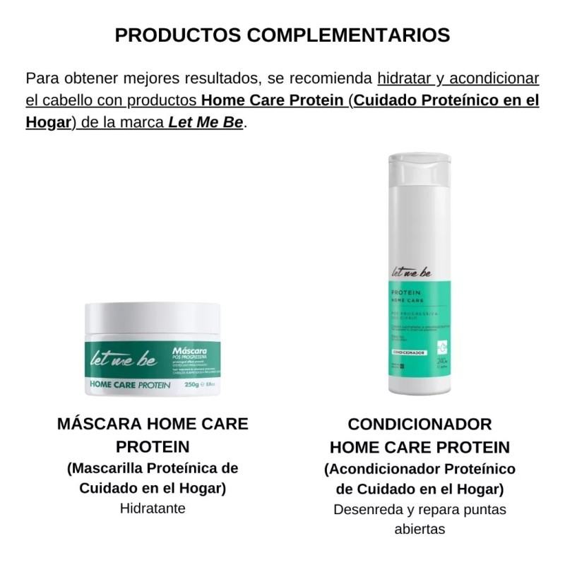 Let Me Be Post-alisado Hidratante Champú Home Care Protein Let