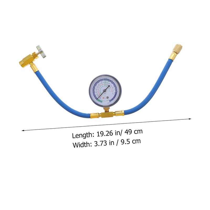 GRIRIW 1pc Charging Hose with Gauge Car Supply for Air