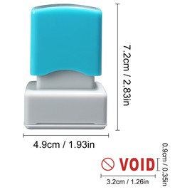 WAFJAMF Void Stamps–Self-Inking Rubber Office Stamp Red Ink Message Stamp-Medium