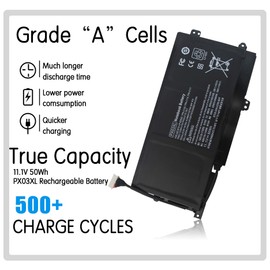 PX03XL 715050-001 K002TX Notebook Battery for HP Envy 14 Touchsmart M6 M6-K M6-k022dx M6-K125DX M6-K015DX M6-K025DX M6-K010DX M6-K022DX 14-K112NR 14-K002TX 714762-1C1 2C1 TPN-C109 TPN-C110 TPN-C111