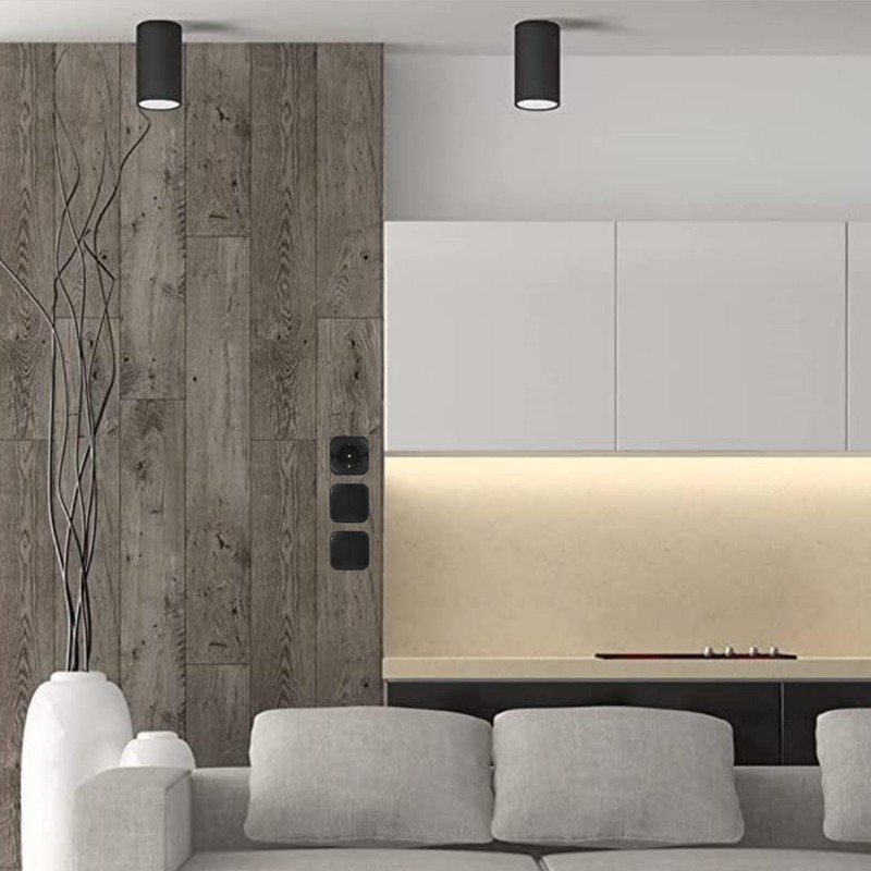 Surface-Mounted Socket RT1 Series Black