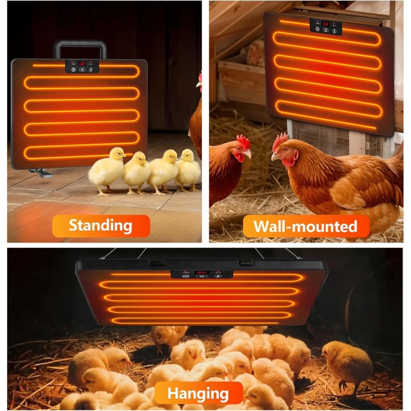 Smart Chicken Coop Heater 200 Watts Chick Heater Chicken Coop