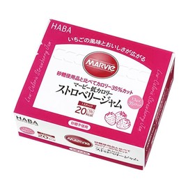 Marvy Low Calorie Strawberry Jam Sticks, 0.5 oz (13 g) x 35 Bottles