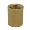 Lamp parts: brass coupling 3/8" hole x 3/8" hole TV-80