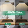 HIBOITEC Under Cabinet Lighting 30 LEDs Motion Sensor Closet Light,