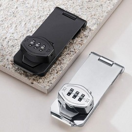 Adjustable Password Safety Lock for Cabinet Doors, Lockers & Safes Safe Silver