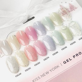 Kiss New York Snowwish Syrup Glitter Gel 8-piece set / 키스뉴욕 스노우위시 시럽 글리터젤 8종세트