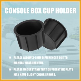 Partuto 2pcs Console Box Cup Holder Insert 66991-35030 6699135030 for Car Replacement