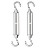 SCOOYUCK Pack of 2 M4 Turnbuckles, 304 Stainless Steel Wire