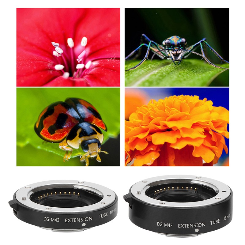 DG‑M43 10mm16mm Automatic Focusing Macro Adapter Ring Fit for Olympus