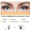 Extensiones De Pestañas Individuales Clásicas Bqlash Diy 280pcs B&q 30d+50d