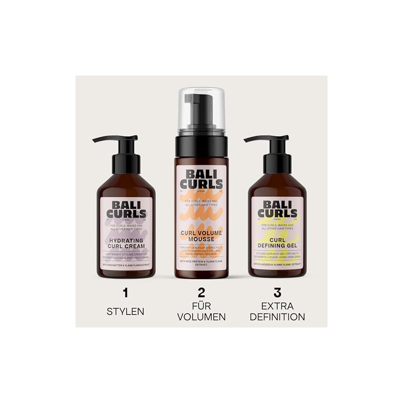 Bali Curls Hydrating Curl Cream - Moisturising Curl Cream Shea