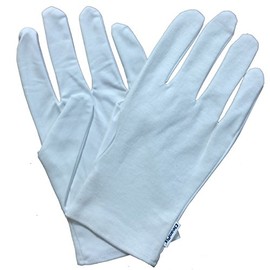 Microfiber Gloves White Palm Microfiber Back of Hand Cotton
