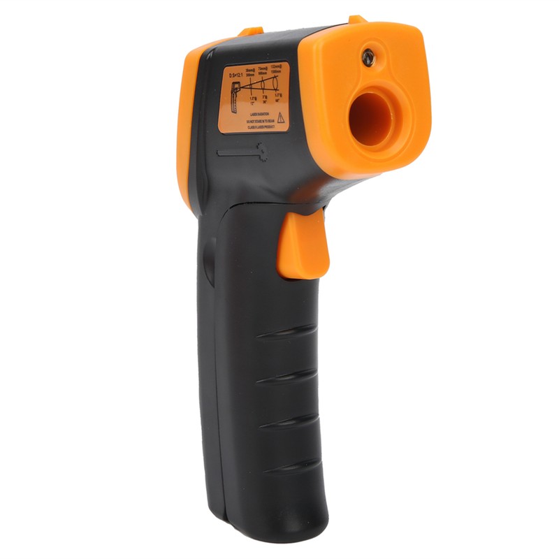 HW600 NonContact Thermometer LCD Infrared Digital Temperature Measuring Thermometer(Yellow )