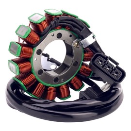 FHSJXR 28P-81410-01-00 Magneto Stator Coil for Yamaha YFM550 Grizzly 550 YFM700 Grizzly 700 EPS Hunter Special Edition 2009-2015, 28P-81410-00-00