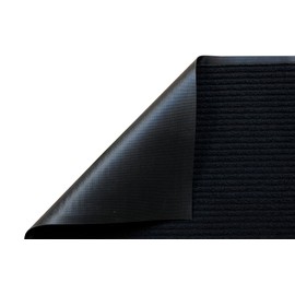 UNIMAT 2x3 (24"x36") Doormat Outdoor -Indoor Dual Ribbed Rubber Backing-Welcome mat entryway Outdoor Rug-Dual Ribbed mat Perfect for Office-Home-Kitchen mat Waterproof (Charcoal)