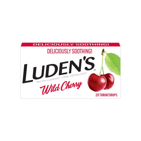 Ludens Throat Drops, Wild Cherry, Wild Cherry, 20 Count