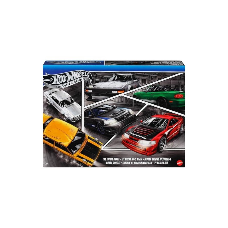 Hot Wheels Collector Multipack Autos Japoneses para coleccionistas
