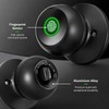 YFK Smart Fingerprint Door Lock Knob with Tuya App Control