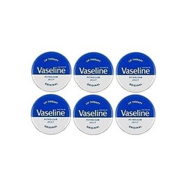 MM Vaseline Lip Therapy Petroleum Jelly 20g Original x 6 Tins + Free Eucerin Skincare Sample