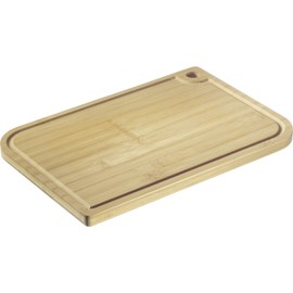 Westmark Bamboo Chopping Board - High Quality Chopping Mat with Juice Groove, Wooden Kitchen Board for Easy Food Cutting - Bamboo, 33 x 23 cm