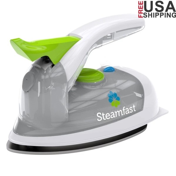 Unbranded Compact Travel Steam Iron Lightweight Quick Heat Non-Stick Ideal