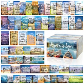 Estune 480 Pcs Bible Verse Cards with Full Scripture Encouraging Prayer Cards Inspirational Scripture Cards Religious Cards Christian Motivational for Women Men Christmas Gifts (Bright Style)