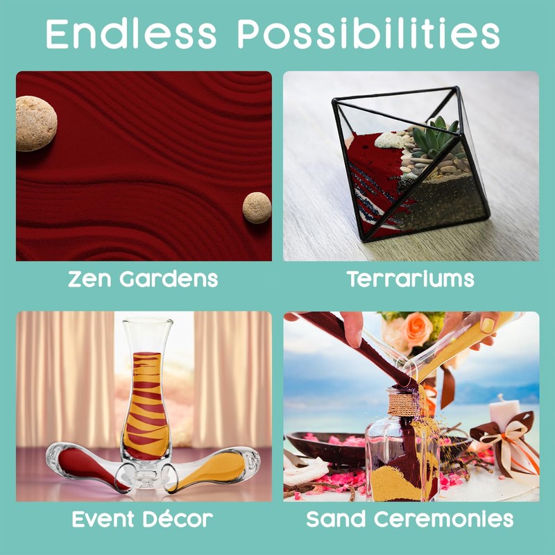 Apple (Red) Unity Sand for The Wedding Sand Ceremony *