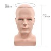 BLTYXT PVC Male Mannequin Head Professional Manikin Training Head for