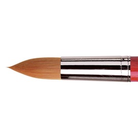 da Vinci Watercolor Series 5580 CosmoTop Spin Paint Brush, Round Synthetic with Red Handle, Size 40 (5580-40)