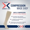 EXTREMIT-EASE Garment Liner, Unisex, Light Foot-to-Ankle Compression, Tan, Small, 2