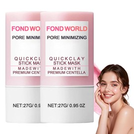 3PC Mascarilla de Arcilla en Barra con Centella Asiática,Poremizing Quick Clay Stick Mask,Mascarilla de arcilla Centella Asiática en barra,Limpieza...