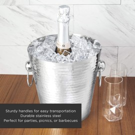 Hammered Metal Ice Bucket by Viski