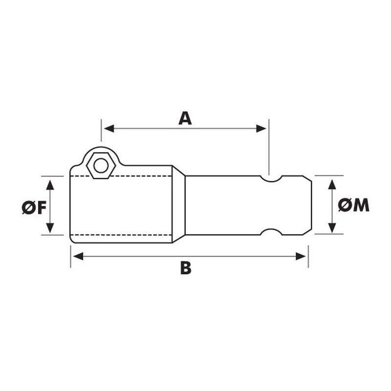 Sparex PTO Adapter 1 3/8'' Female to Male Spline 6