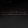 MECCANIXITY 3.3 Borosilicate Glass Stick 11.81" Length 12mm Dia Stir