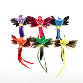 Generic 12pcs Hummingbird Clip on Ornaments Realistic Foam Feather Birds for Floral Arrangements Wreaths Crafts Wedding Decoration Christmas Tree Ornaments, Small