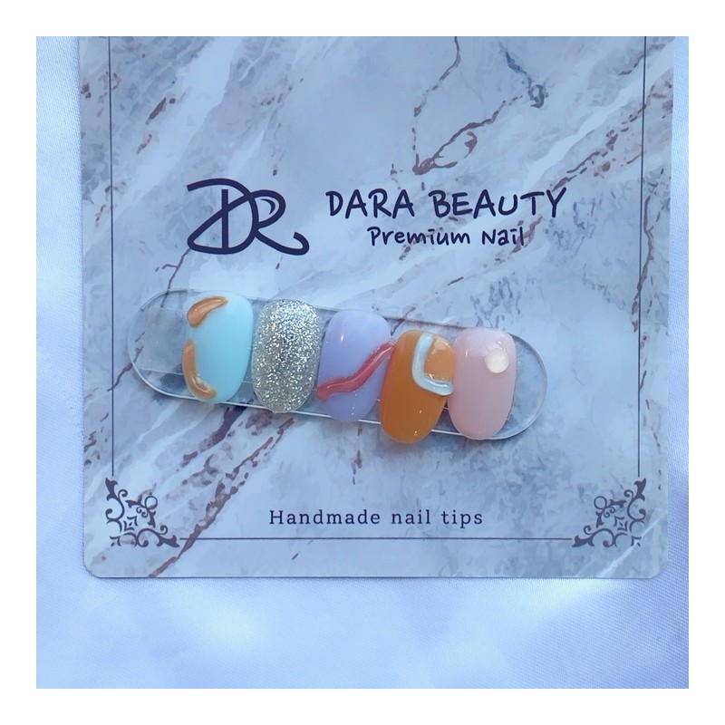 Dara Beauty August Art of the MonthSyrup Embossed Nail❣ -